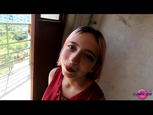 ❤️ Student Sucks a Stranger Sensually in the Backstreet - Face Cumming ☑ Πόρνο ️